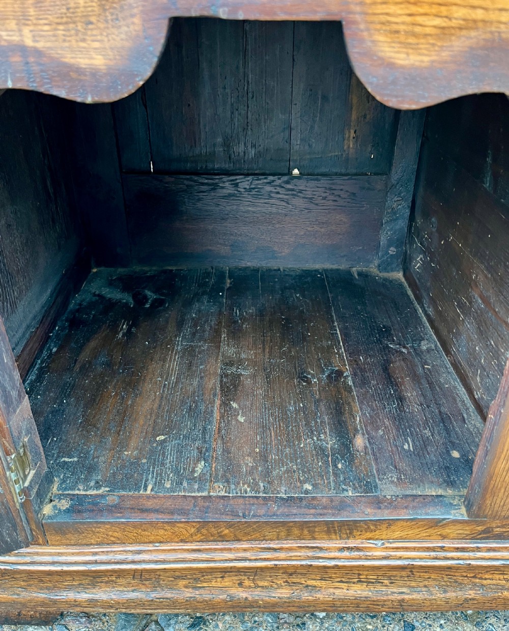 Antique Oak Dresser Base View XII