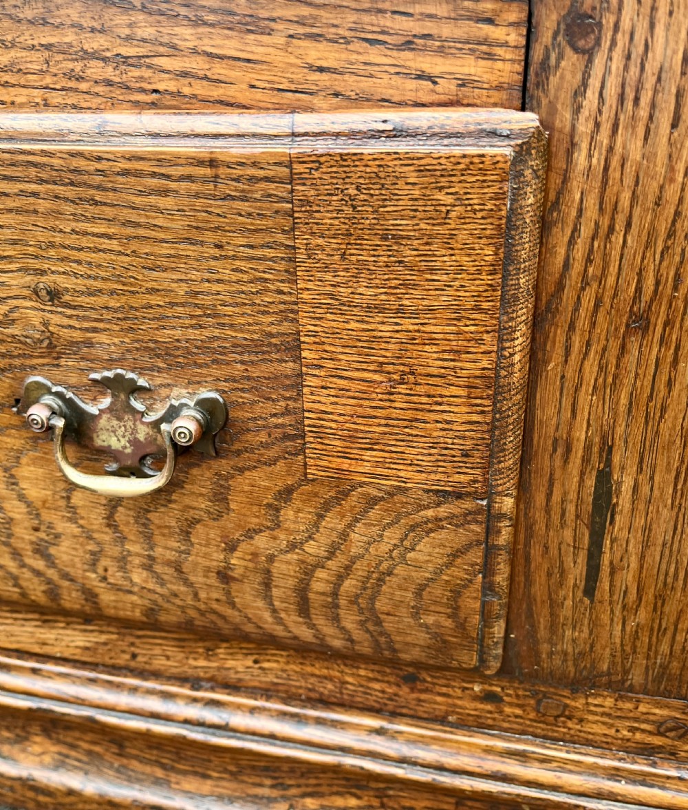 Antique Oak Dresser Base View XIII