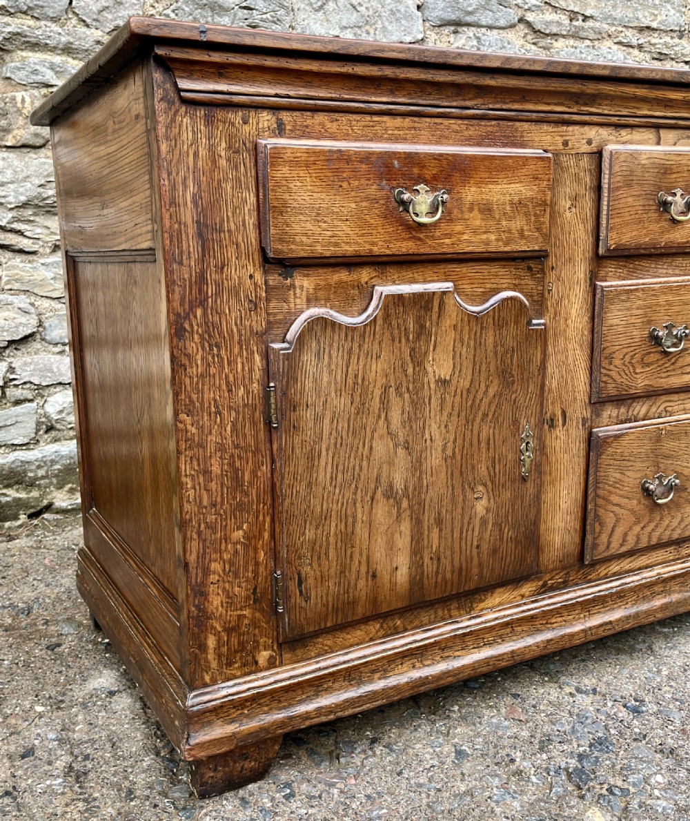Antique Oak Dresser Base View XVIII