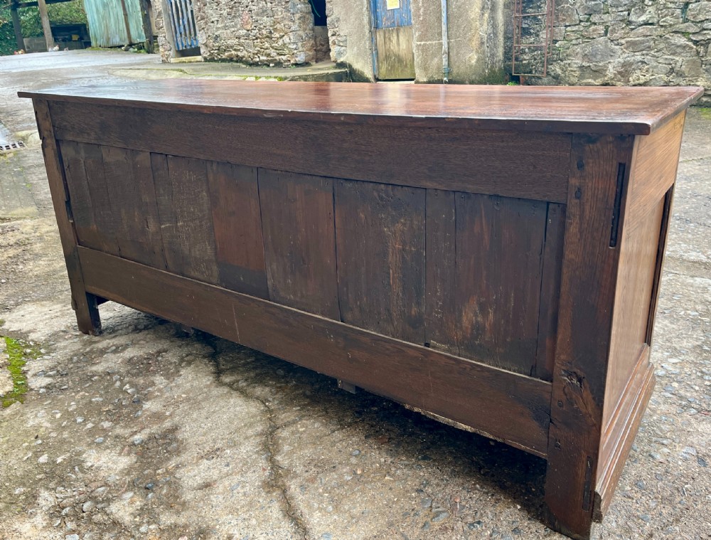 Antique Oak Dresser Base View XXI