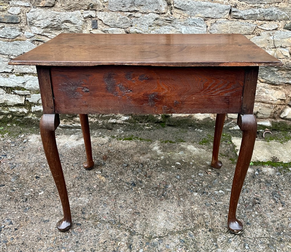 Georgian Oak Lowboy View V