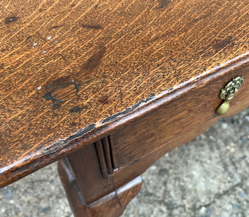 Georgian Oak Lowboy View VI