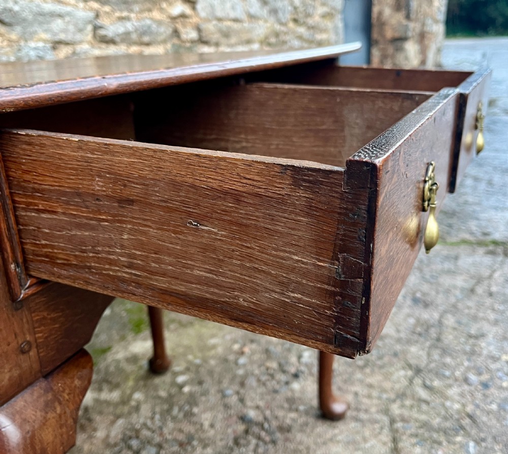 Georgian Oak Lowboy View VIII
