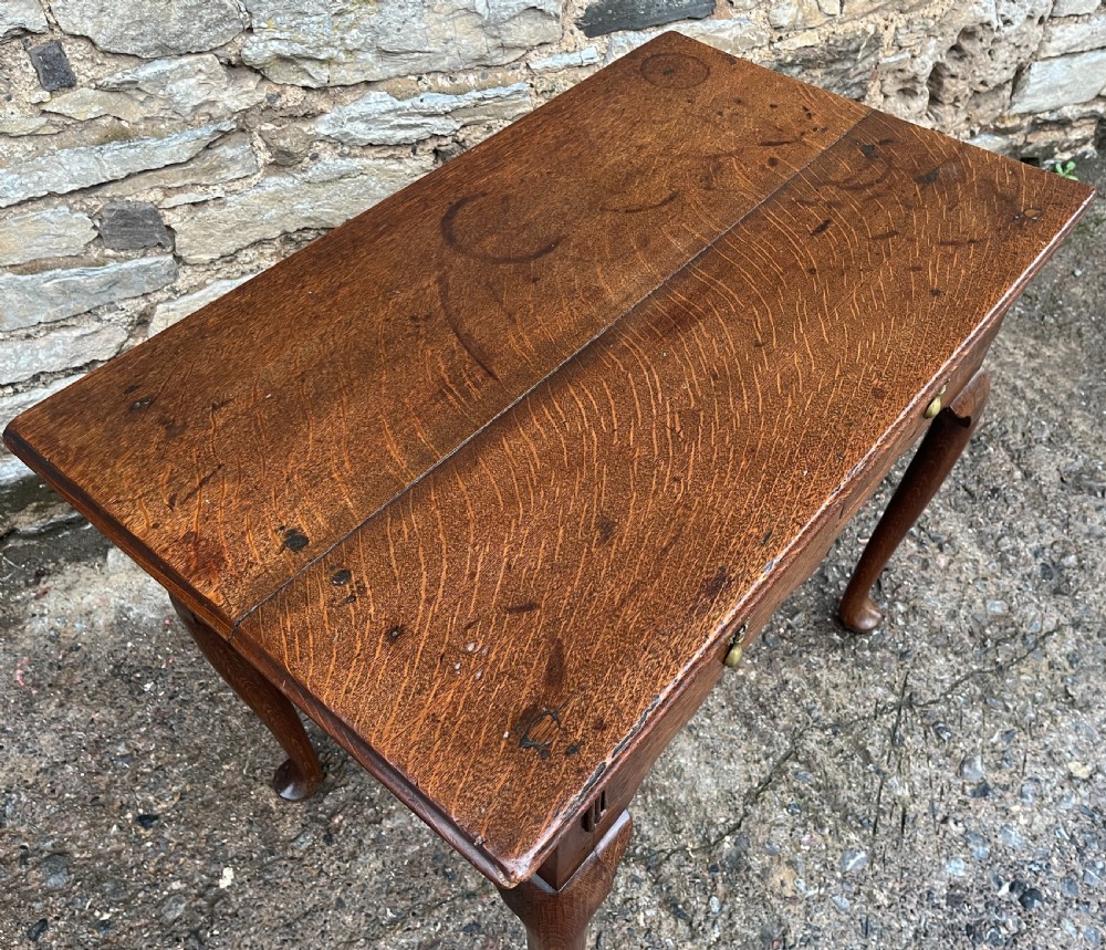 Georgian Oak Lowboy View X