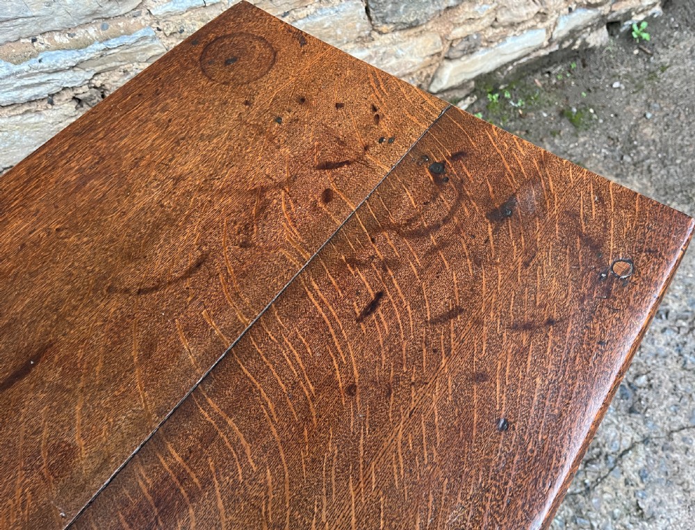 Georgian Oak Lowboy View XI