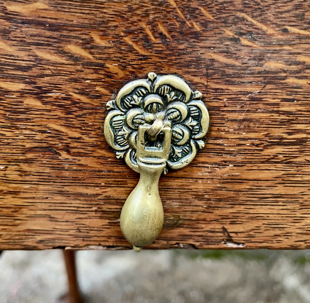 Georgian Oak Lowboy View XIII