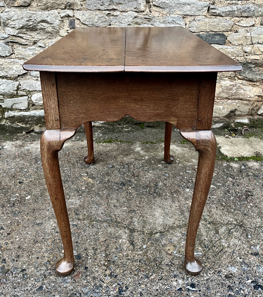 Georgian Oak Lowboy View XIV