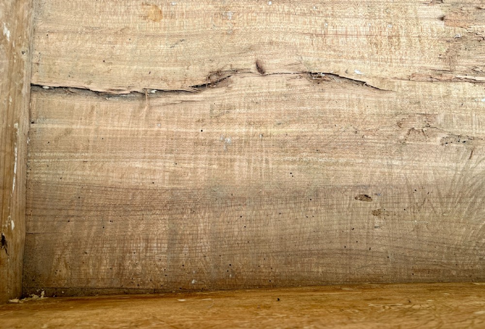 Antique Elm Blanket Box View VIII