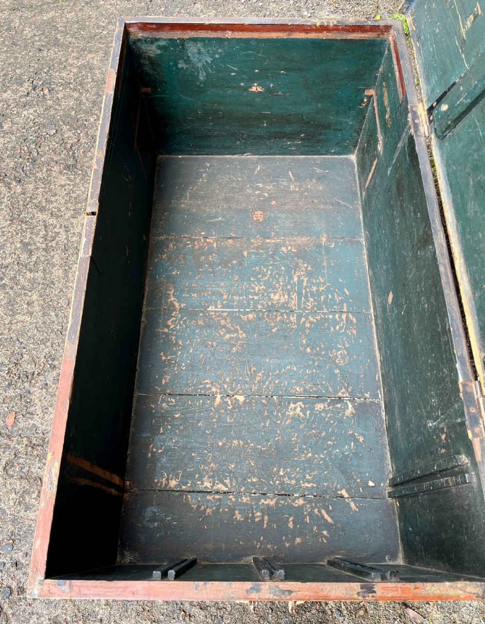 Antique Stripped Pine Blanket Box View VI