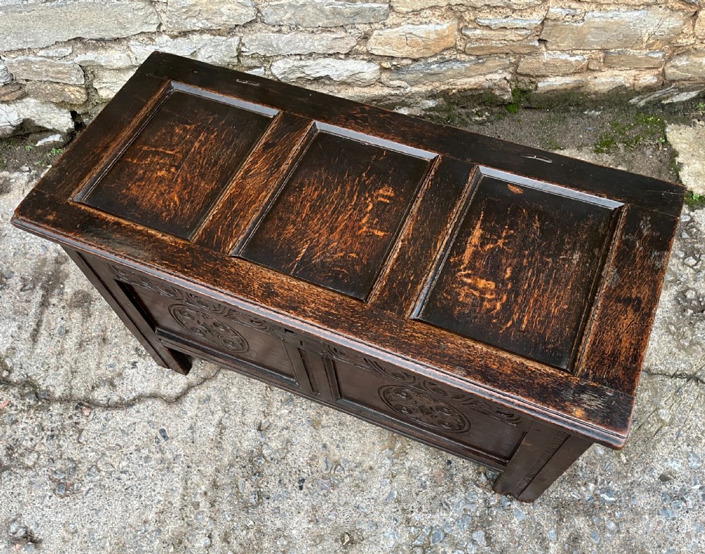 17th Century Oak Coffer View XII