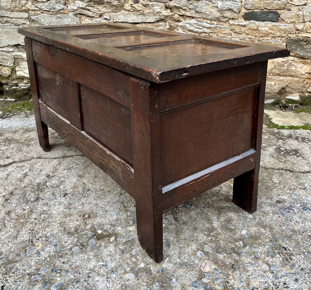 17th Century Oak Coffer View XIV