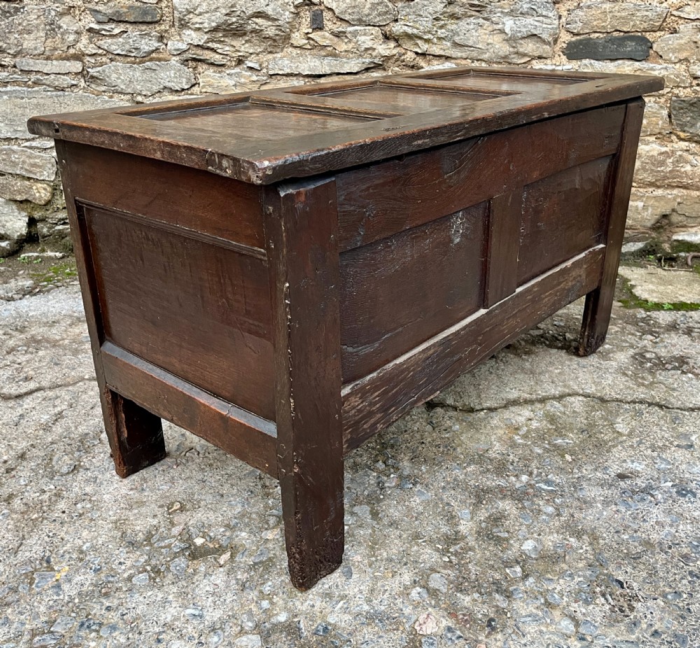 17th Century Oak Coffer View XIX
