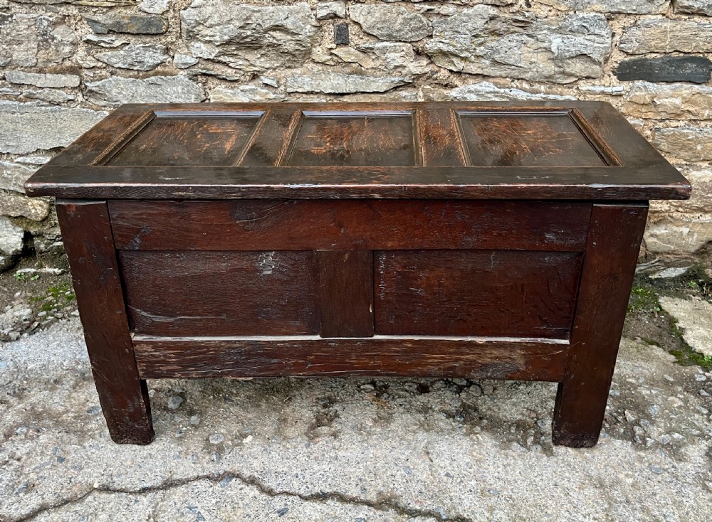 17th Century Oak Coffer View XX