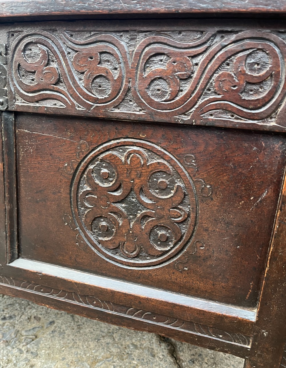 17th Century Oak Coffer View XXIV