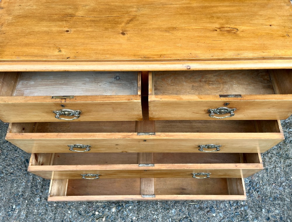 Large Antique Pine Chest of Drawers View V