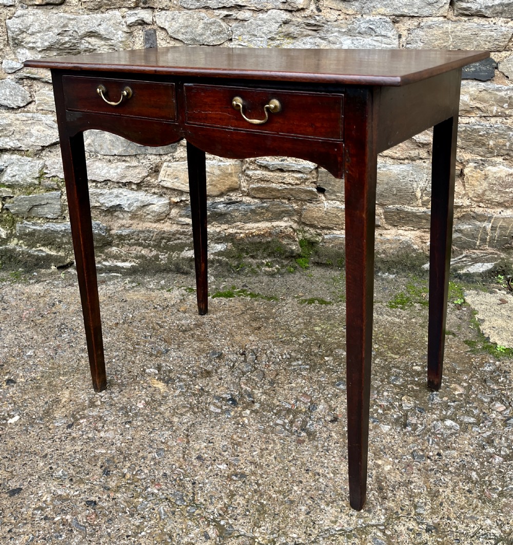 Small Georgian Mahogany Side Table View IX