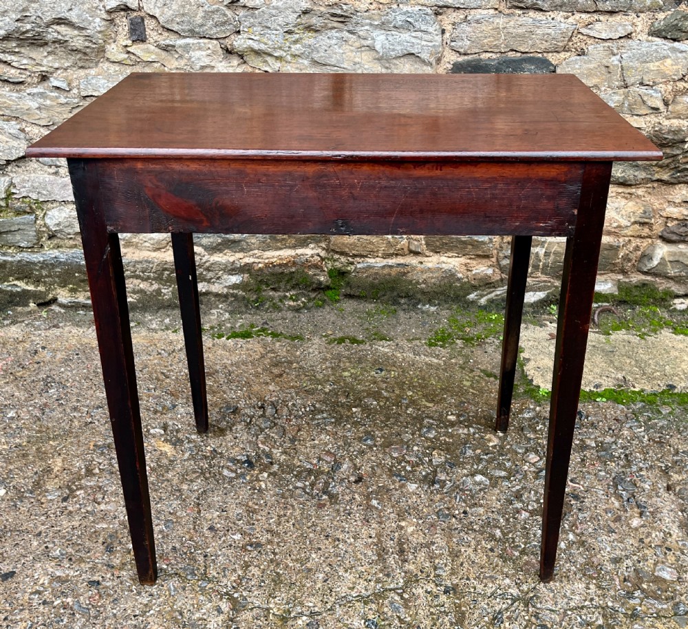 Small Georgian Mahogany Side Table View XI