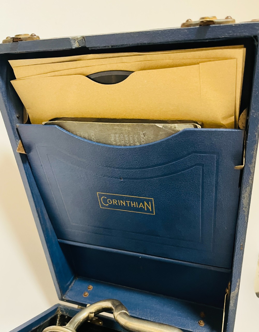 Original Portable Wind Up Gramophone View II