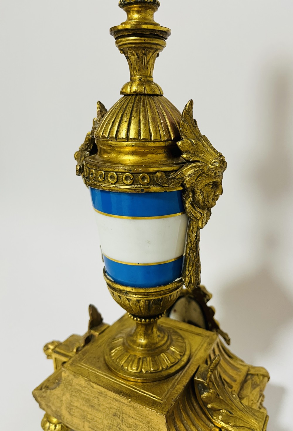 Antique Gilt French Sevres Table Lamp View XIV