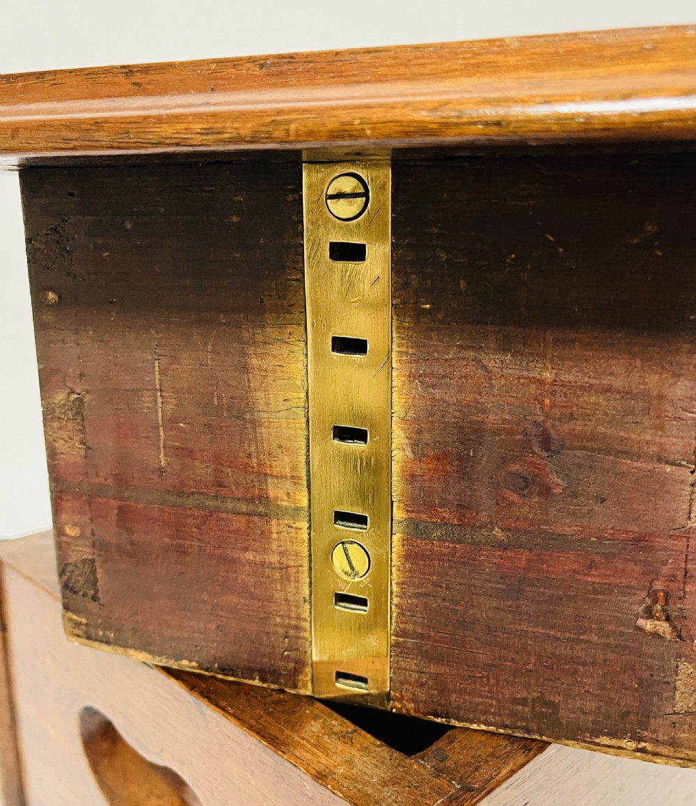 Antique Mahogany Shoe Shine Box View XVIII