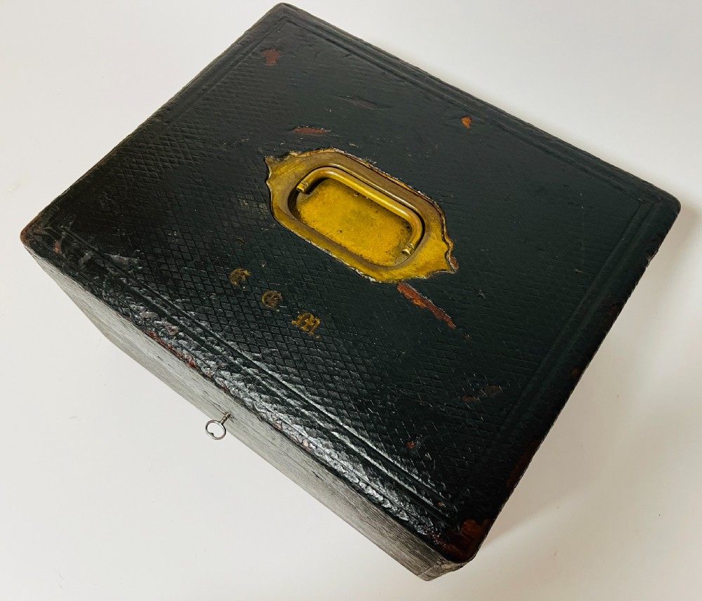 Antique Leather Jewellery Box
 View II