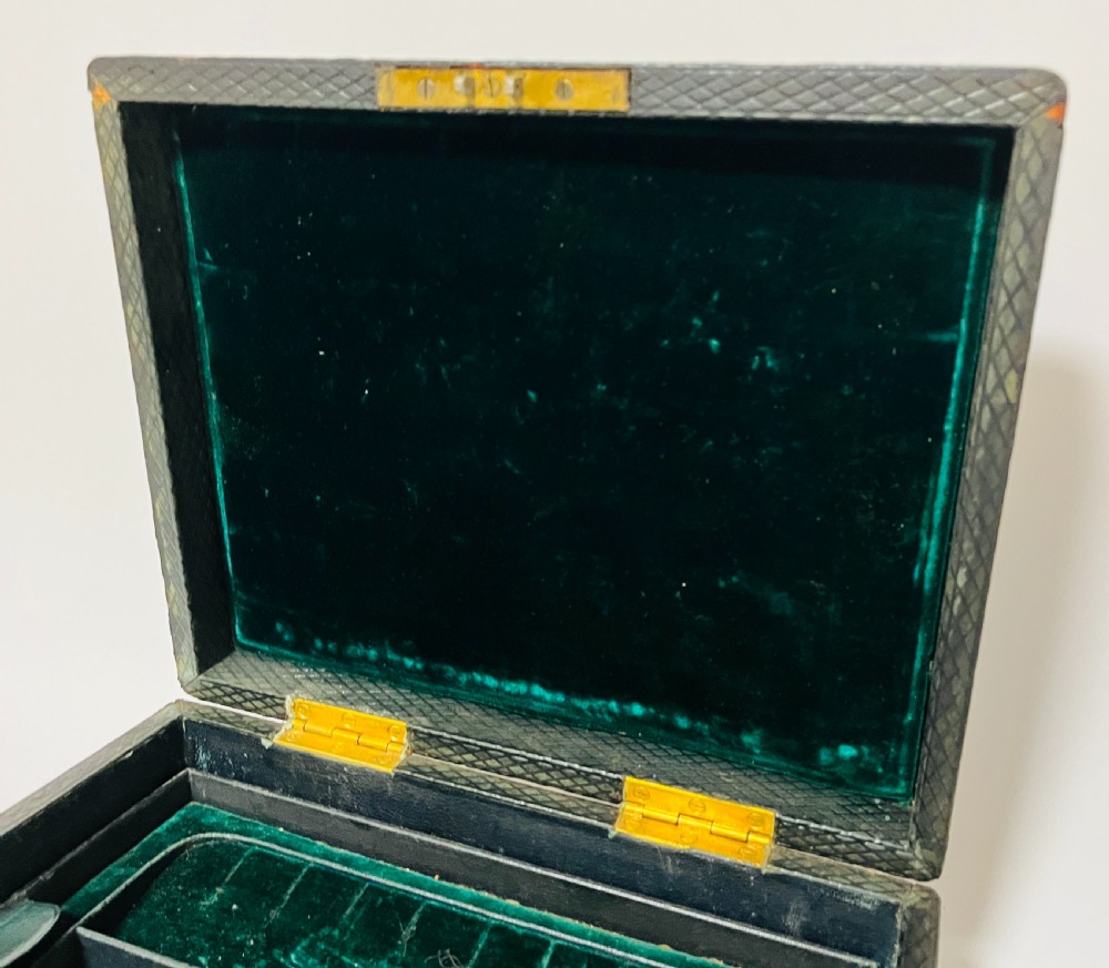 Antique Leather Jewellery Box
 View III