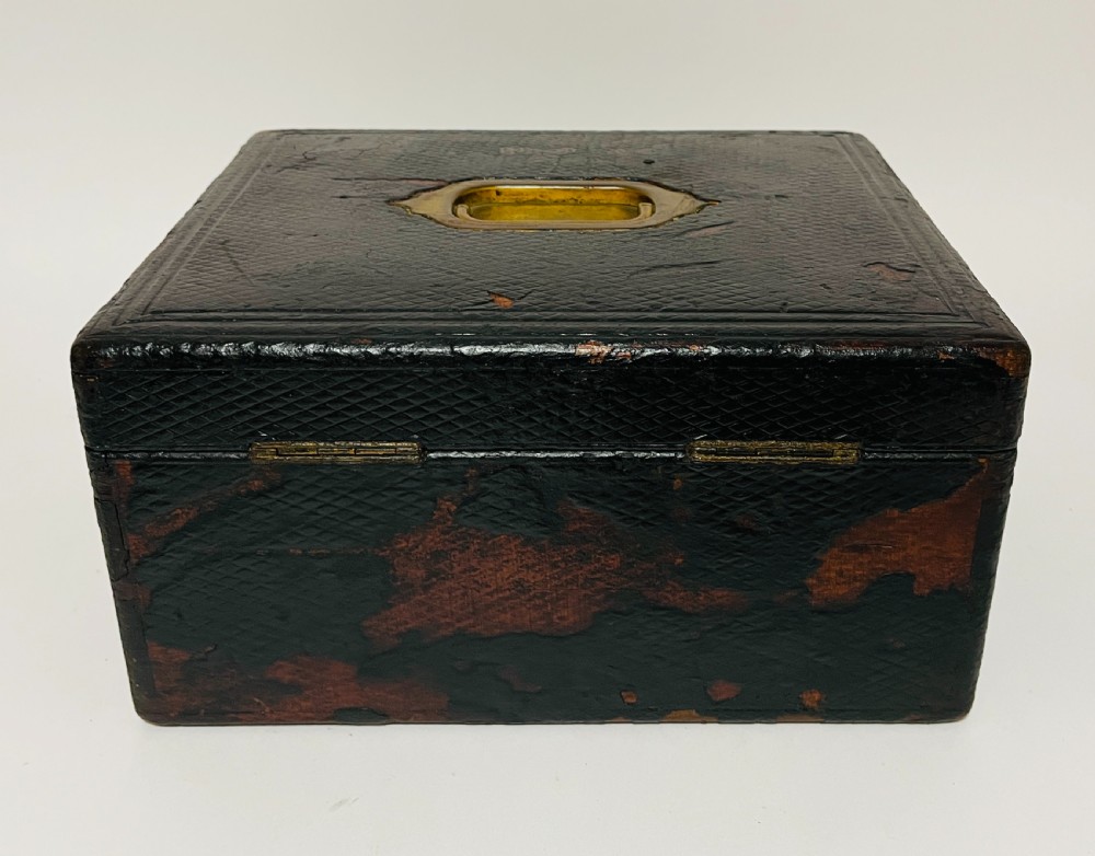 Antique Leather Jewellery Box
 View IX