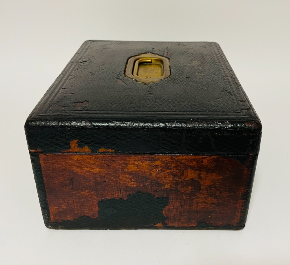 Antique Leather Jewellery Box
 View X