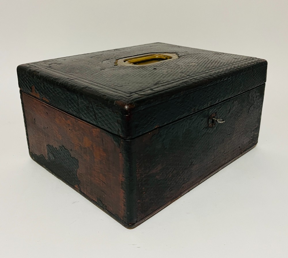 Antique Leather Jewellery Box
 View XI