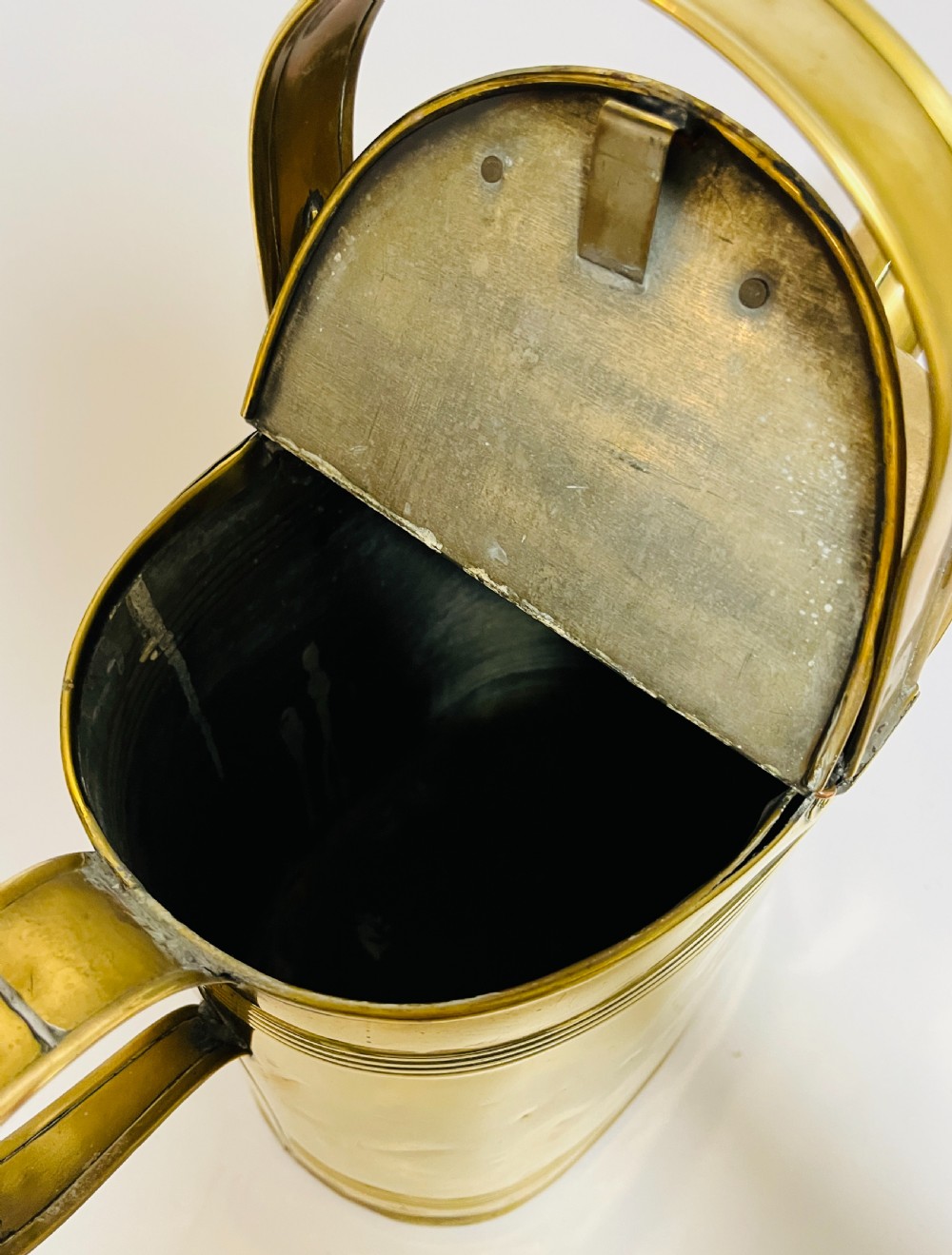Large Antique Brass Watering Can View VIII
