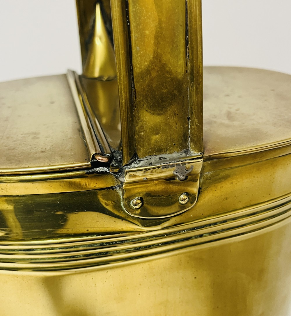 Large Antique Brass Watering Can View XIII