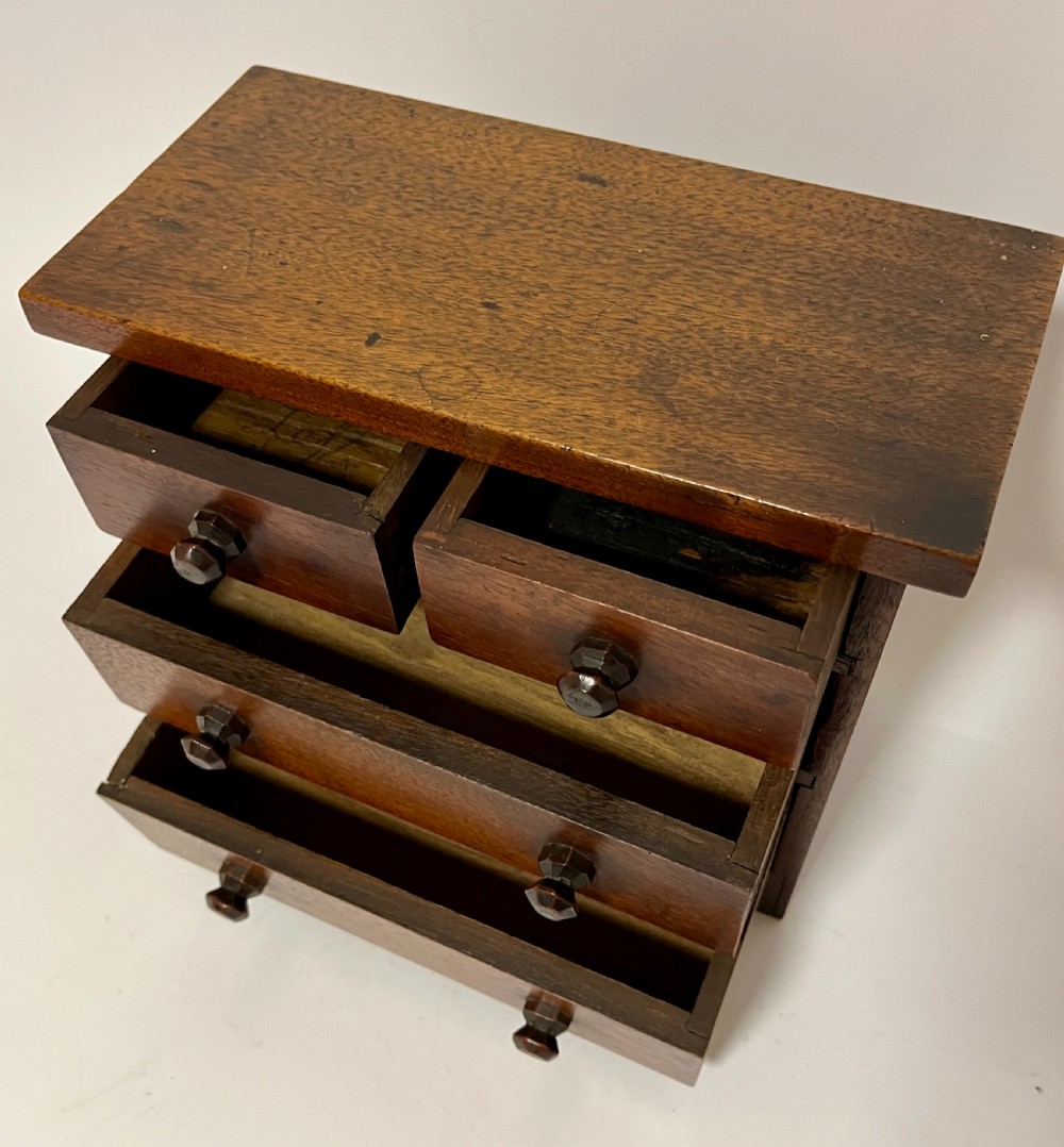 Antique Miniature Apprentice Chest of Drawers View XII