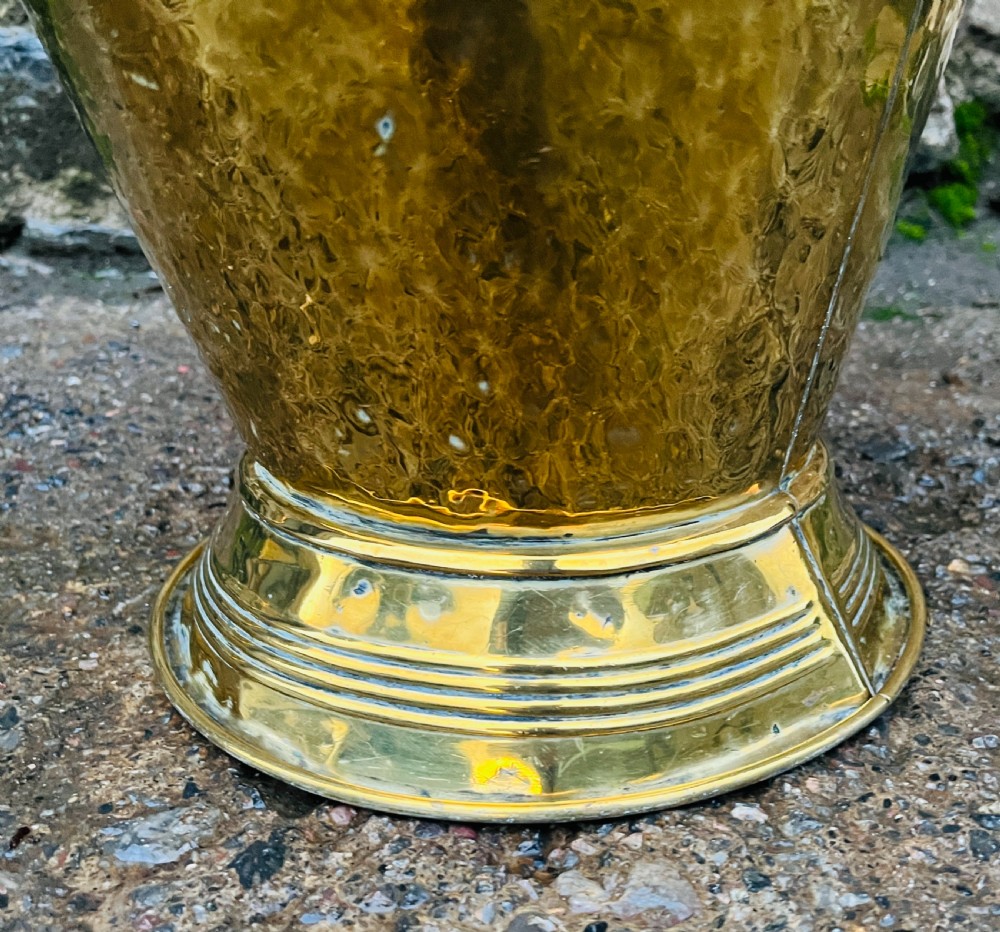 Art Nouveau Brass Coal Scuttle View VIII