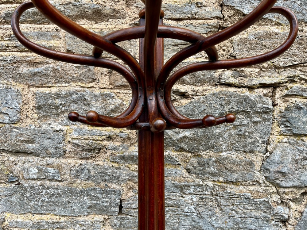 Antique Bentwood Demi-Lune Hat and Coat Stand View VIII