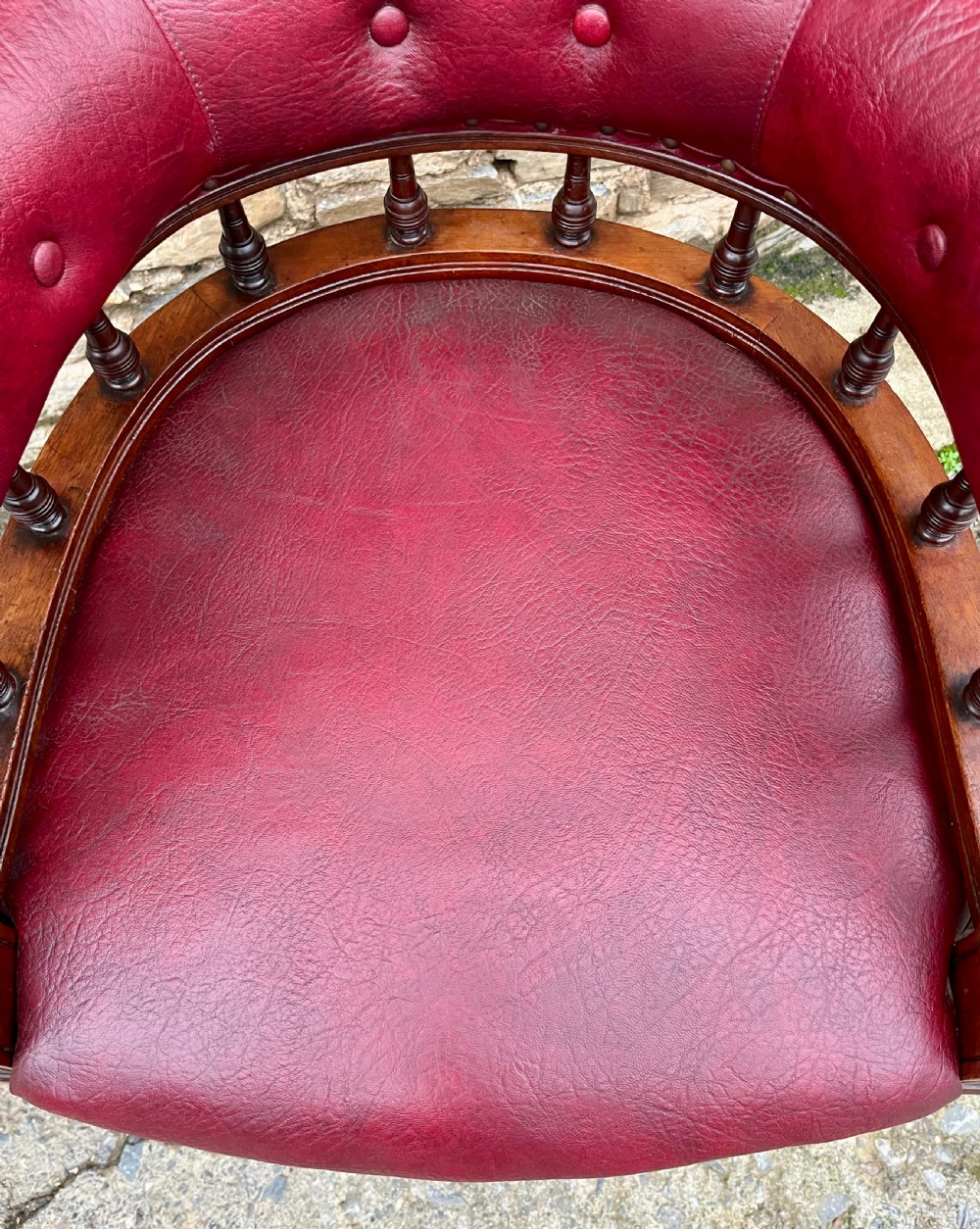 Victorian Upholstered Library Chair View VIII