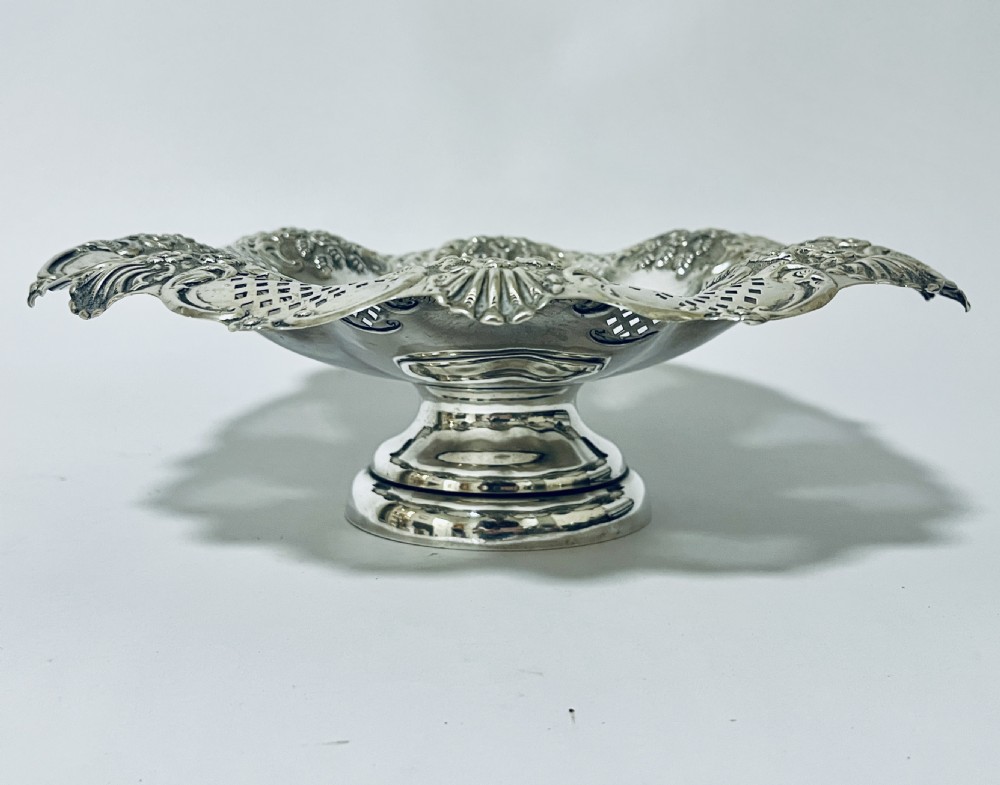 Large Antique Silver Tazza View III