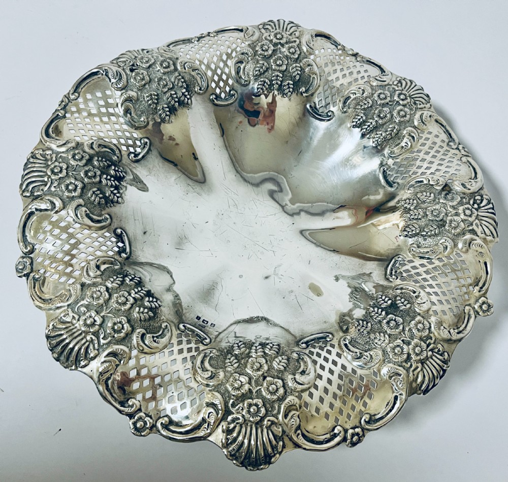 Large Antique Silver Tazza View VII