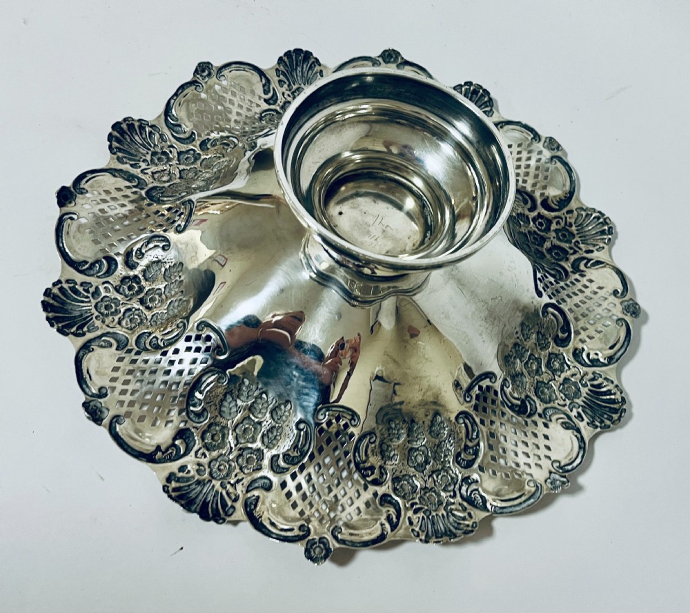 Large Antique Silver Tazza View VIII