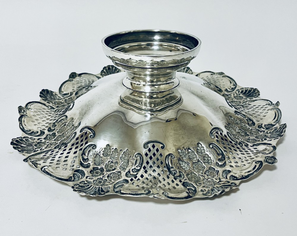 Large Antique Silver Tazza View IX