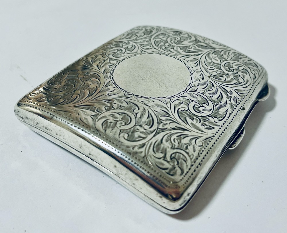 Antique Silver Cigarette Case View II