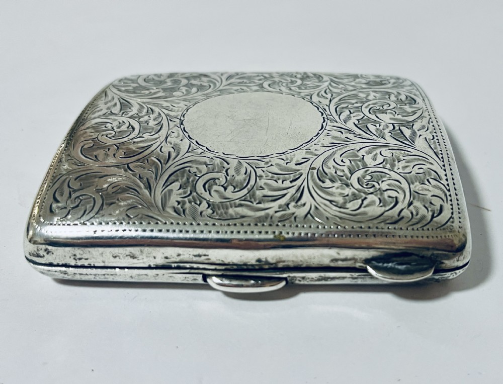 Antique Silver Cigarette Case View III