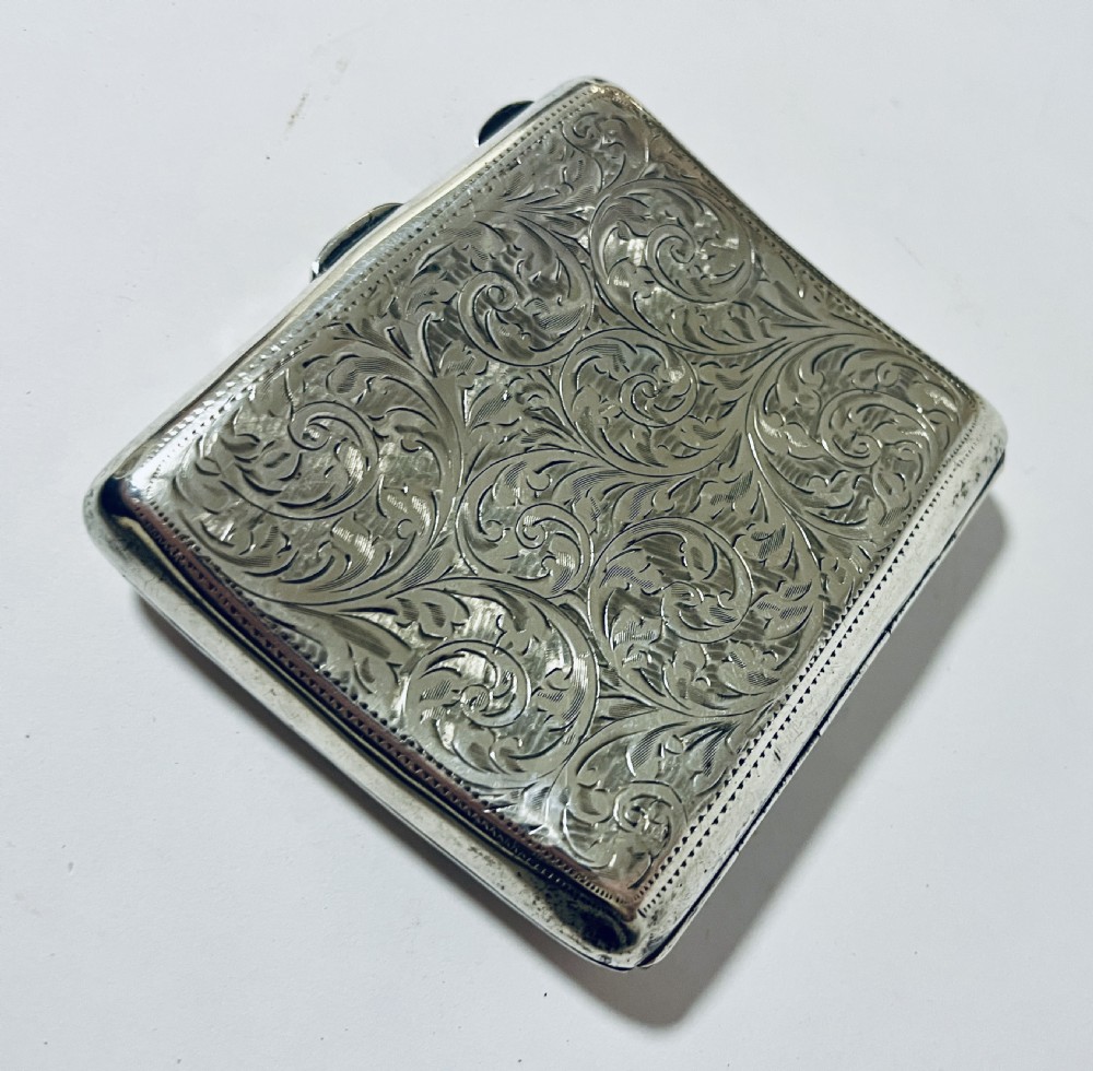 Antique Silver Cigarette Case View IX