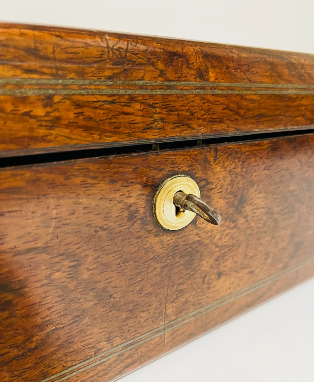 Victorian Rosewood Writing Slope with Secret Drawer
 View VII