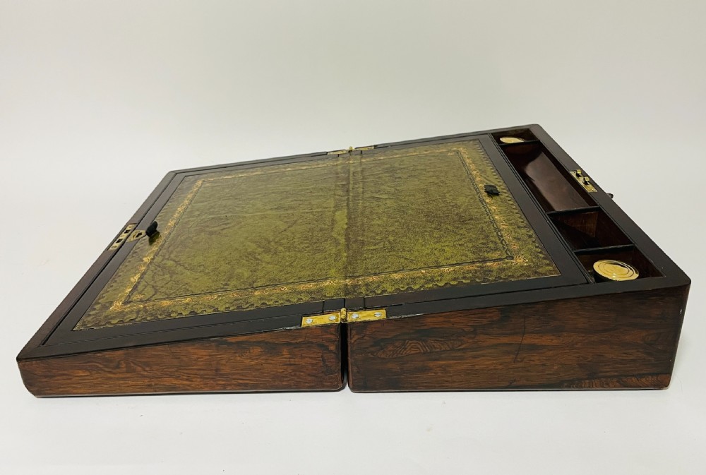 Victorian Rosewood Writing Slope with Secret Drawer
 View IX