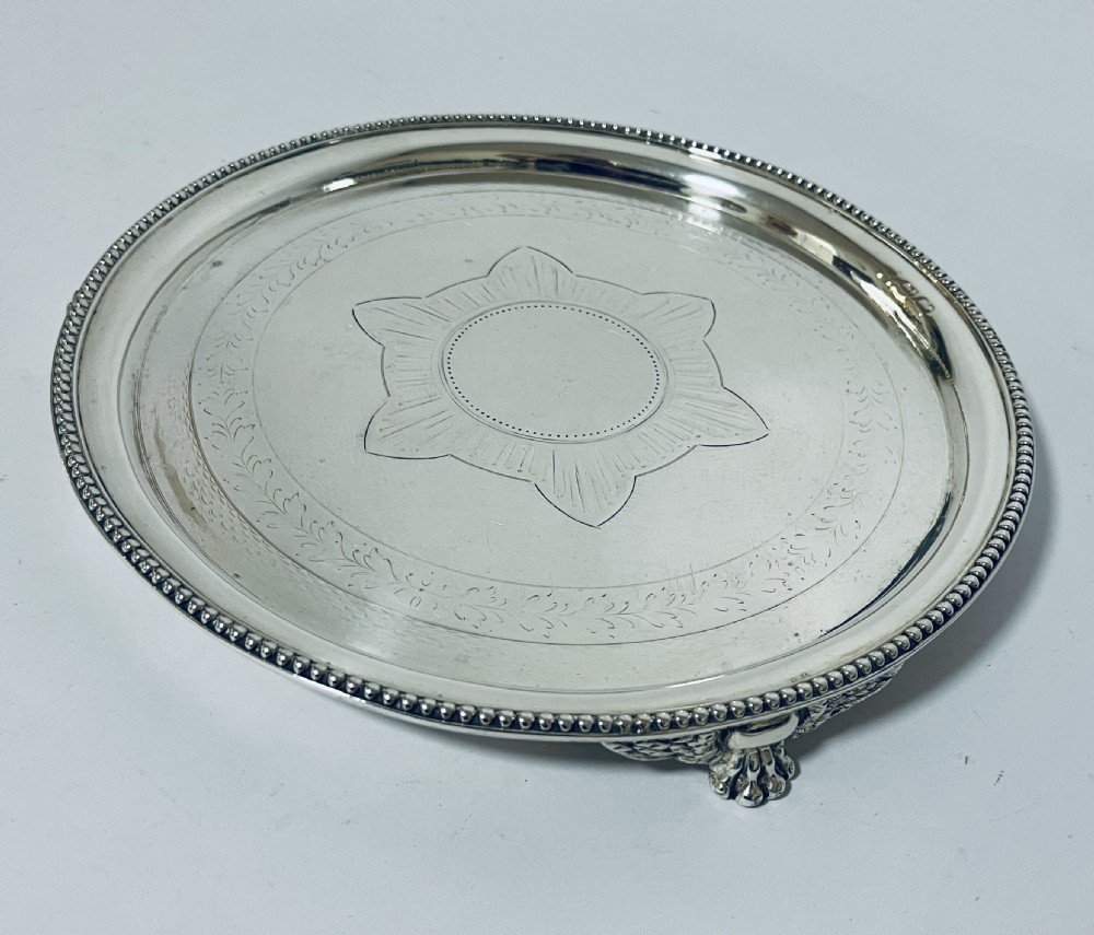 Victorian Silver Salver View II