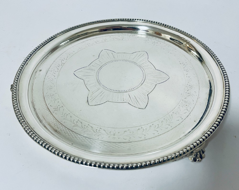 Victorian Silver Salver View III
