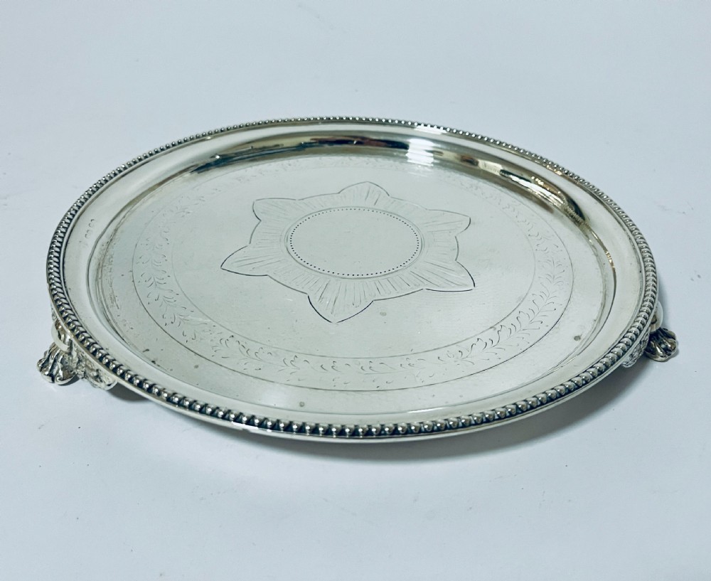 Victorian Silver Salver View IV