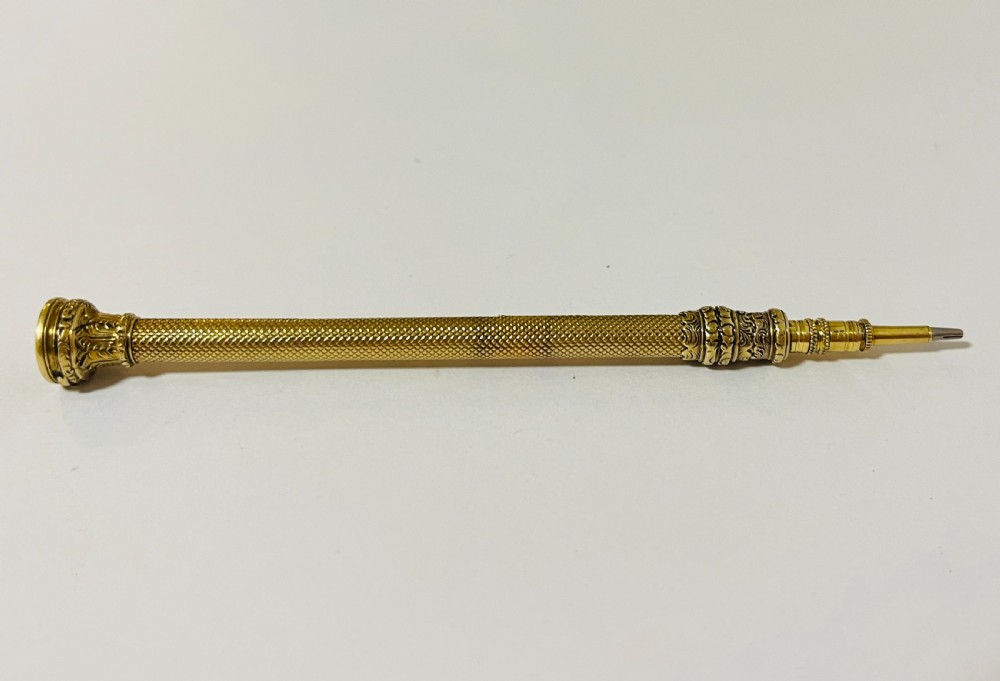 Antique 14K Gold Propelling Pencil View VII