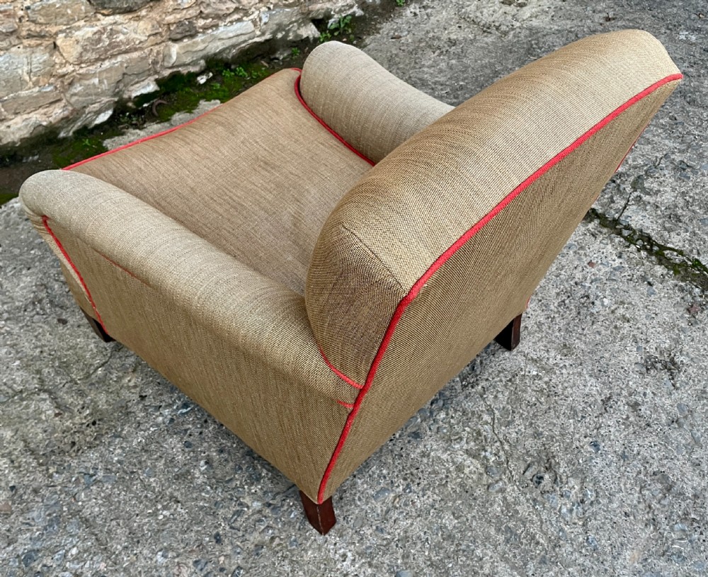 Antique Deep Seated Armchair View VI