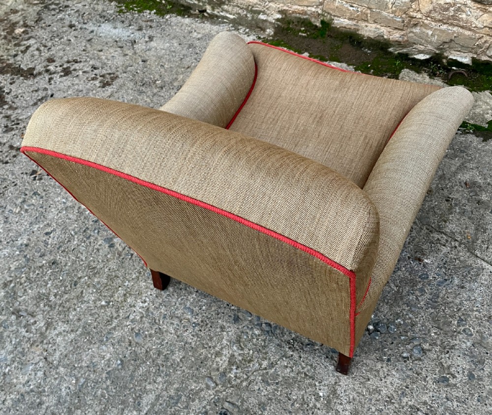 Antique Deep Seated Armchair View VII